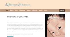 Desktop Screenshot of breastfeedingmaterials.com
